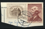 ● CECOSLOVACCHIA - 1957 - Usati Su Frammento - Cat. ? € - Lotto N. 1346 - Brieven En Documenten