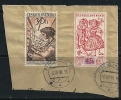 ● CECOSLOVACCHIA - 1958 - Usati Su Frammento - Cat. ? € - Lotto N. 1351 - Brieven En Documenten