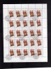 HUNGARY - UNGHERIA - MAGYAR 1981 Historical Flags; Prince Bethlen Gabor  SHEET FOGLIO USED - Feuilles Complètes Et Multiples