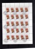 HUNGARY - UNGHERIA - MAGYAR 1981 Historical Flags; Prince Bethlen Gabor  SHEET FOGLIO USED - Fogli Completi