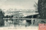 CPA 38 GRENOBLE LA CHAINE DE ALPES VUE DE POLYGONE DU GENIE 1905 - Grenoble