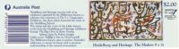 AUSTRALIA 1990 BLUE DRESS HEIDELBERG AND HERITAGE OVERPRINT NORPEX '91  BOOKLET   MNH - Mint Stamps