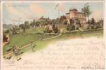 Bamberg Villa Remeis Color Litho 10.6.1903 Gelaufen - Bamberg