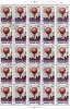 HUNGARY - UNGHERIA - MAGYAR 1983 Transport Hot-Air Balloon Bicent Manned Flight Menner Budapest 1896  SHEET FOGLIO USED - Full Sheets & Multiples