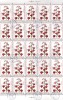 HUNGARY - UNGHERIA - MAGYAR 1985 FLOWERS LILY FAMILY FLOWER LILIUM MARTAGON GIGLI FIORI SHEET FOGLIO USED - Full Sheets & Multiples