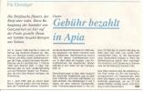 Dt. Samoa - Gebuhr Bezahlt 1889 Und 1893-95 - Kolonien Und Auslandsämter