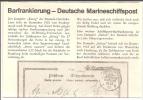 Marineschiffspost - Barfrankierungen - Correo Marítimo E Historia Postal