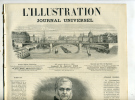 Paris Le Nouvel éclairage Au Gaz De La Place De L’Hôtel De Ville 1868 - Magazines - Before 1900