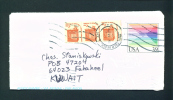 UNITED STATES  -  1991  Aerogramme  Used To Kuwait As Scan - 3c. 1961-... Briefe U. Dokumente