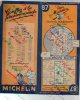 Carte Géographique MICHELIN - N° 087 WISSEMBOURG - BELFORT 1948 - Cartes Routières
