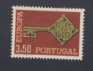 PORTUGAL 1968 EUROPA  YVERT N°1033 NEUF MLH* - Unused Stamps