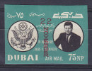 Dubai 1964 Mi. 144 B      75 NP Todestag Von Day Of Death Of John F. Kennedy Overprinted 22 NOVEMBER Imperf., MH* - Dubai