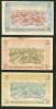 CROATIA , ZAGREB , 10 , 20 & 50 FILLER 14.6.1919 . XF - Croatie