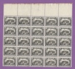 MONACO TIMBRE N° 59 NEUF SANS CHARNIERE LE ROCHER BLOC DE 25 - Unused Stamps
