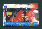 GHANA  -  Chip Phonecard As Scan - Ghana