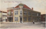 Fairbury NE Nebraska, Bonham National Bank, Flag Cancel Postmark, C1900s/10s Vintage Postcard - Autres & Non Classés