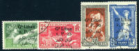 Grand Lebanon #45-48 Used Surcharged Olympics Set From 1924-25 - Oblitérés