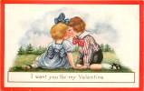 184221-Valentine´s Day, Whitney, Boy Kissing Girl, Embossed - Saint-Valentin