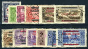 Grand Lebanon #86-95A Used Overprinted Set From 1928 - Gebraucht