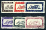 Grand Lebanon #108-13 Used Sericultural Congress Set From 1930 - Oblitérés