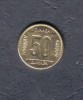 YUGOSLAVIA   50 DINAR 1988 (KM # 133) - Yougoslavie