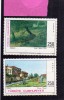 TURCHIA - TURKÍA - TURKEY 1972 PAINTINGS FORESTRY SEKER AHMET PACHA - GEBZE VILLAGE OSMAN HAMDI  - DIPINTI MNH - Unused Stamps