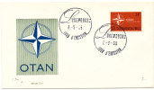 Luxembourg FDC 8-9-1969 NATO - OTAN 20th Anniversary With Cachet - NAVO