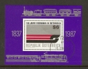 AUSTRIA - 1987 RAILWAYS ANNIVERSARY S/S  CTO BF 14  SG 2129 (CANCEL WIEN 1-7-87) - Blocs & Feuillets