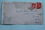 Lettre :Blida Alger BEP CTART Pr Marseille- Timbres N°229-238 (Algérie Ex Colonie Française) 1947 - Storia Postale