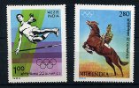 Inde ** N° 632/633 - J.O. De Moscou (saut, équitation) - Nuevos