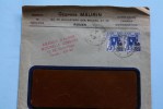 Lettre En Tête Maurin Agence En Douane:Alger Gare-Timbre N°surcharge (Algérie Ex Colonie Française)13/02/1941 Guerre - Brieven En Documenten