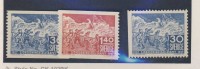 SUEDE 1957 SAUVETEURS  YVERT  N°414/15-415a NEUF MNH** - Ungebraucht