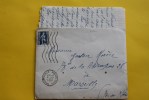 Lettre +Courrier Philippeville Constantine >Marseille Timbre (Algérie Ex Colonie Française)omec 9/3/1952 - Lettres & Documents