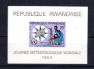 RW 1964  **Journée Météorologique Mondiale, Bf 1 Nd** - Unused Stamps