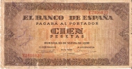 BILLETE DE ESPAÑA DE 100 PTAS 20/05/1938 SERIE D (BANK NOTE) RC - 100 Peseten