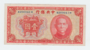 China 1 Yuan 1936 VF+  P 211a  211 A - China