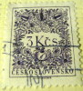 Czechoslovakia 1954 Postage Due 3k - Used - Portomarken