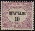 Hongrie 1921 N°Y.T. :  SE. 1 Sans Gomme - Dienstzegels