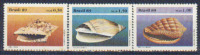 Brasil Brazil 1989 ** YT 1934 A-C, Conchas Marinas. AGARONIA TRAVASSOSI / VOLUTA EBRAEA / MORUM MATTEWS.Sea Shells. - Nuevos