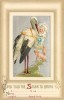 184337-Baby Arrival, Winsch 1910, Stork With Baby Strapped To Its Chest, Embossed Litho - Naissance