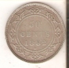 MONEDA DE PLATA DE CANADA - NEW FOUNDLAND 50 CENTS AÑO 1882 VICTORIA REGINA (COIN) SILVER,ARGENT. - Canada