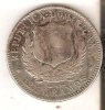 MONEDA DE PLATA DE LA REP. DOMINICANA DE MEDIO PESO DEL AÑO 1897  (COIN) SILVER,ARGENT. - Dominicaanse Republiek