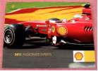 Ferrari / Shell Foto Kalender  -  Passionate Experts 2011  -  Rennwagen - Größe Ca. 32 X 24 Cm - Calendriers