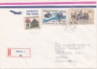 Registered Cover Czechoslovakia To Honduras 1992 - Covers & Documents