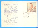 Philatelic Exhibition. Art Painting, Nude Woman ROMANIA  Cover 1972 - Impressionisme