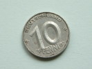 1953 E - 10 PFENNIG / KM 3 ( Uncleaned - For Grade, Please See Photo ) !! - 10 Pfennig