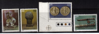 India MNH 1978, Set Of 4, Museums, Elephant, Gold Coin, Dagger, Etc., - Neufs