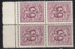 856  **  Bloc 4   46 - 1951-1975 Heraldieke Leeuw