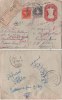 India, Map, Lion Pillar, Registered Postal Stationary Envelope,  As Scan - Briefe