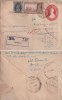 Br India, King George VI, Train, Railway, Locomotive, Registered Postal Stationary Envelope,  As Scan - Covers